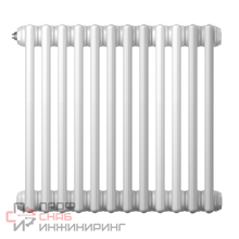 Радиатор труб. Zehnder Charleston 3050, 10 сек.1/2 ниж.подк. RAL9016 (кроншт.в компл)