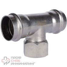 Тройник-переходник Rommer ВПр-ВР 35х1 из нержавеющей стали