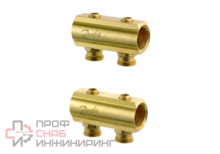 Коллектор с запорным вентилем Ридан FHF-R 11+11