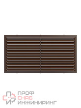 Решетка односекционная ERA 1122C, коричневая
