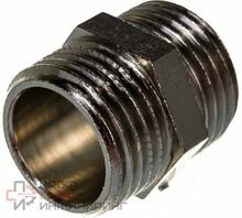 Ниппель РосТурПласт переходной НР 1/2" никель RTP