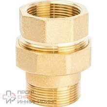 Разъемное соединение американка STOUT ВН уплотнение под гайкой по плоскости 1” 1/2