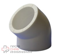 Угольник PPRC 63ММ 45град. Политэк