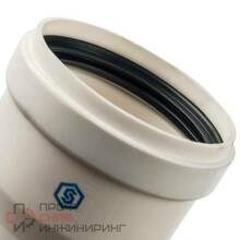 Элемент дымохода конденсационного Stout труба 250 мм D80 м/п PP-FE