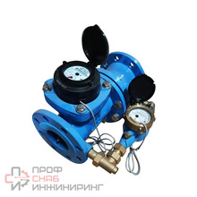 Счетчик холодной воды комбинированный "Пульсар" Ду80/20-100, импульсный выход, IP65, исполнение 1