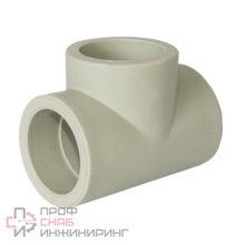 Тройник Valfex диаметром 50/20/50 мм из серого полипропилена (40/10)