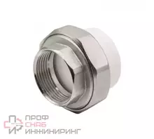 Муфта комбинированная разъемная Акватек ВР 25х3/4" белая