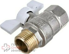 Шаровой кран LD Pride 47.15.В-Н.Б (white) с биркой