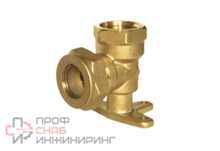 Угольник латунный с креплением Stahlmann 15 Х 1/2 EF