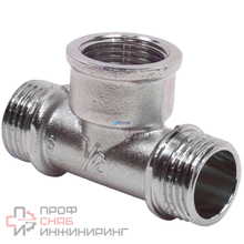 Тройник AQUALINK никель НВН 1/2