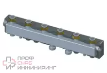 Гребёнка, DN25, 1 1/2, 4 контура, размер отвода-1 1/2, 3,5 м3/ч Elsen