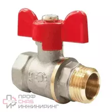 Кран шаровой Valfex лат 11Б27фт1М нк Ду20 Ру40 м/р полн баб