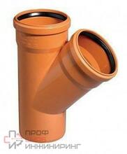 Тройник Ostendorf наружный 160х160 45гр. KGЕА