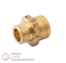 Ниппель НН, 1/2" 1" латунь, переходной ELSEN