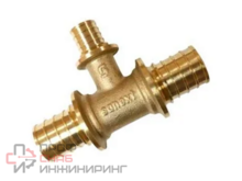 Тройник 32-20-32, Sanext, надвижная гильза-надвижная гильза, латунь