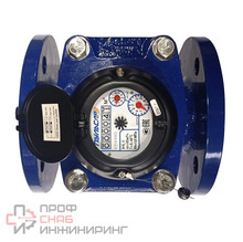 Универсальный счетчик воды «Пульсар Т» Ду250 без интерфейса, исп.1, медный регистр, Qn=630 м3/ч
