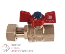 Кран шаровой IVANCI- Superior 3/4"-20 ВР-ВР с накидной гайкой баб.