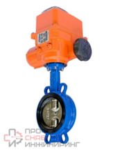 Затвор дисковый поворотный чугун EPDM HT Ду250 Ру16 эл/п 380В Tecofi VPN3448-EZ04EP0250