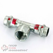 Тройник Prestabo с SC-Contur, ВР, 15x1/2x15 мм Viega