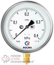 Манометр Росма ТМ-621Р.00 (0-0,4MPa) M20x1,5.1,0