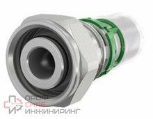 ПРЕСС Муфта 16х3/4"E с накидной гайкой Comap