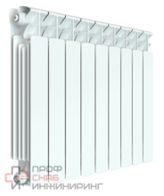 Радиатор биметаллический Rifar Base Ventil 500/9, левое подключение (без H-образного узла)