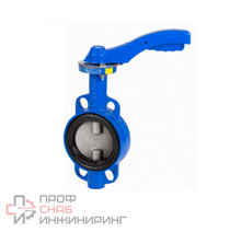 Затвор дисковый поворотный GENEBRE 2109B 12 DN100 PN16, корпус - GJL-200 (GG20)  диск - CF8M (AISI316)  уплотнение - NBR, М/Ф, рукоятка, шток 14мм