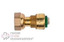 Соединитель Arrowhead с накидной гайкой Push 16mmx1/2"
