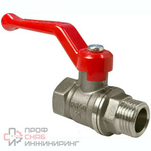 Кран шаровой Valfex N/P59 1/2 ВР/НР ручка-рычаг 11Б27фт1М (80/20)