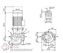 Насос Wilo IL 125/380-30/4