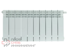 Радиатор отопления Stout TITAN VENTIL 350 10 секций радиатор биметаллический нижнее правое подключение (графит RAL 7024)