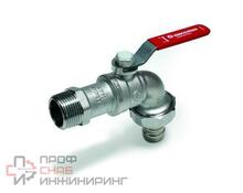 Кран шаровой водоразборный Ду20 Ру10,5 р/штуцер рычаг Giacomini