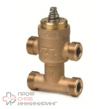 Регулирующий клапан Siemens С БАЙПАССОМ, седельный, 3-ходовой, DN16, KVS 0.25