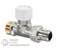 Вентиль Oventrop серия AV9, проходной, DN-15, 3/4, 1/2, Н ЕК-Н, никелированный