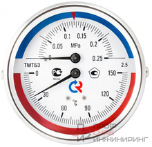 Термоманометр Росма ТМТБ-31Т.2 (0-150С (0-1,6MPa) G1/2 2,5