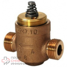 Регулирующий клапан Siemens 2-ходовой, фланцевый, седельный KVS 0.63, DN 10, ШТОК 2.5