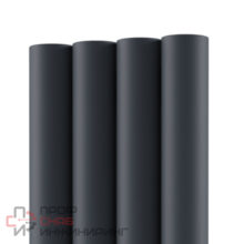 Стальной вертикальный радиатор отопления Warmmet Power 76V длина 1000 мм секций 7 цвет черный тип подключения: нижнее правое