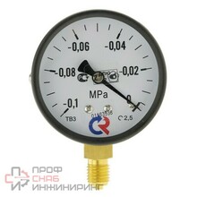 Вакуумметр Росма ТВ-310Р.0 (-0,1-0MPa) 12x1,5.1,5
