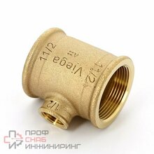 Тройник 35-3/4"-35, Viega R4, 94130G, пайка-резьба, вн., бронза
