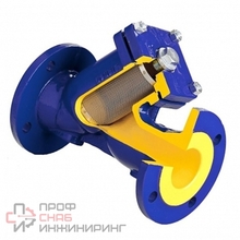 Фильтр сетчатый фланцевый V821F-065 Ду65 Ру40 со сливной пробкой, стальной