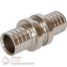 Муфта STOUT соединительная никелированная 20 (2.0) латунь