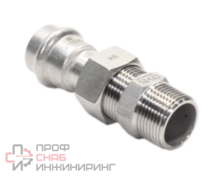 Американка 22-3/4", WAAG Heavy Inox, пресс-резьба, нар., сталь нержавеющая
