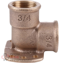 Водорозетка 3/4"x3/4", Viega R4, резьба-резьба, бронза, модель 3471