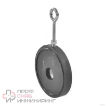 Клапан обратный Benarmo ст 1/ств Ду350 Ру16 м/фл