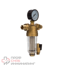 Фильтр с манометром VIEIR 1/2" для холодной воды