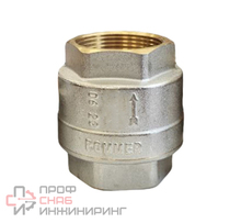 Клапан обратный пружинный муфтовый с пластиковым седлом ROMMER RVC-0002 DN50