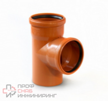 Тройник для наружной канализации Pro Aqua 110x110/87.5