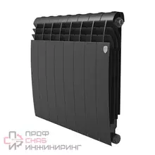 Радиатор биметаллический Royal Thermo BILINER B 500 Чёрный - 6 секц.
