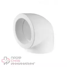 Угольник PP-R белый Дн40х90гр PRO VALFEX 10108040-PRO