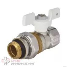 Кран шаровой Aquasfera латунь 1127 Standard нк Ду15 Ру40 р/амер полн баб 1127-01